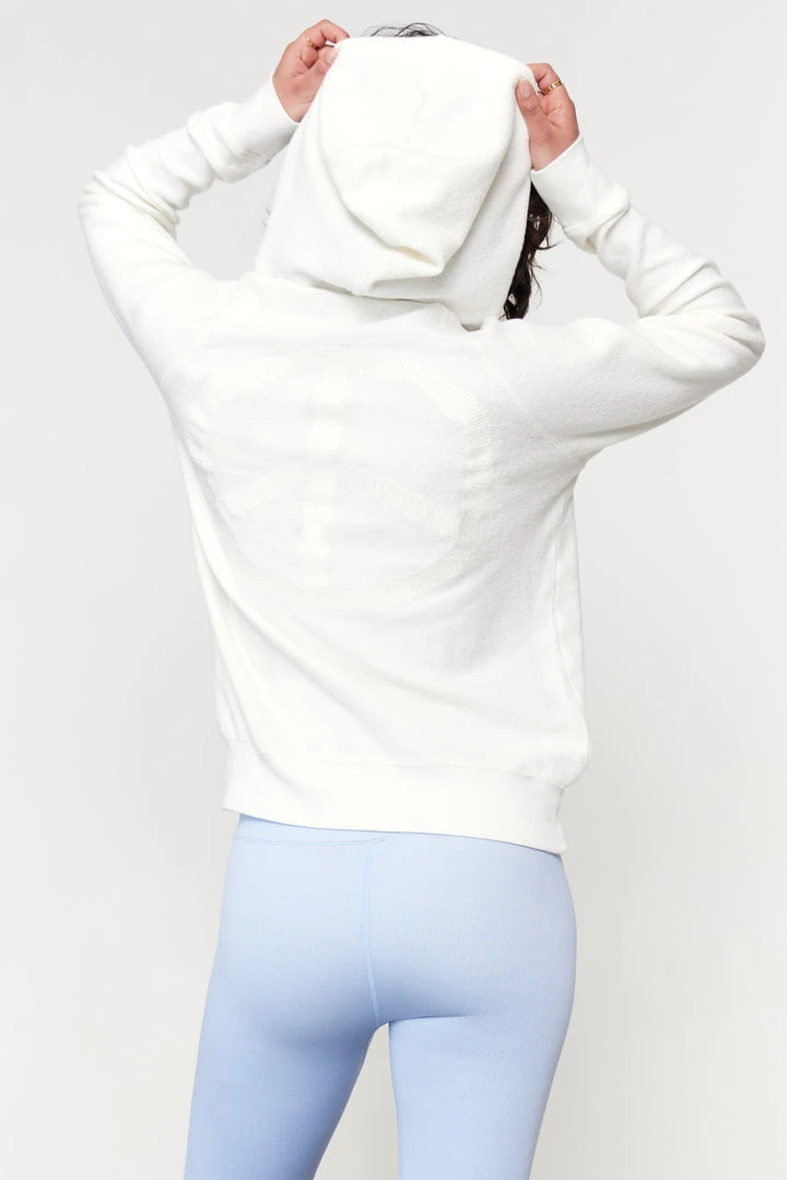 SPIRITUAL GANGSTER New Arrivals Peace Sherpa Pullover Hoodie 5 SPIRITUAL GANGSTER New Arrivals Peace Sherpa Pullover Hoodie