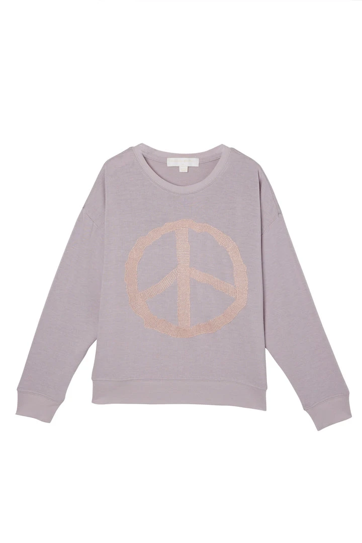 SPIRITUAL GANGSTER New Arrivals Girls Peace Savasana Sweater 5 SPIRITUAL GANGSTER New Arrivals Girls Peace Savasana Sweater