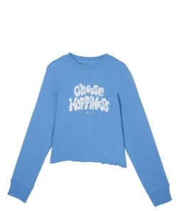 SPIRITUAL GANGSTER Girls Happiness Mazzy Sweatshirt