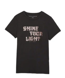 SPIRITUAL GANGSTER New Arrivals Girls Shine Your Light Classic Tee