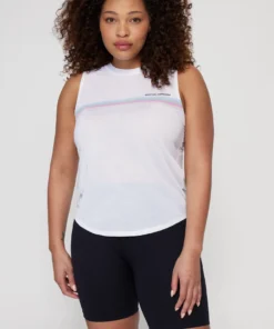 SPIRITUAL GANGSTER Stripe Active Muscle Tank