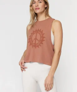 SPIRITUAL GANGSTER Peace Active Flow Tank New Arrivals