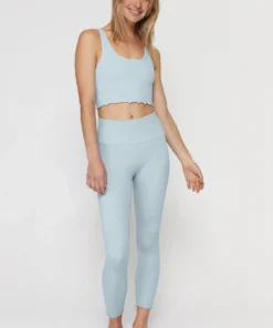 SPIRITUAL GANGSTER New Arrivals Love Sculpt Seamless 7/8 Ruffle Legging