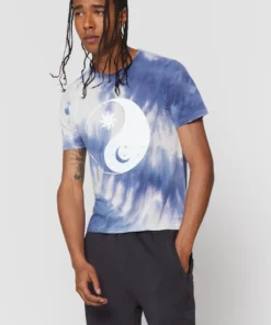 SPIRITUAL GANGSTER Graphic Shop Yin Yang Relaxed Crew Tee