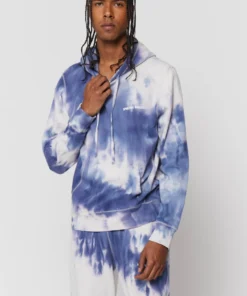 SPIRITUAL GANGSTER Tie Dye Classic Pullover Hoodie Men
