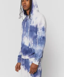 SPIRITUAL GANGSTER Tie Dye Classic Pullover Hoodie Men
