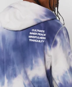 SPIRITUAL GANGSTER Tie Dye Classic Pullover Hoodie Men