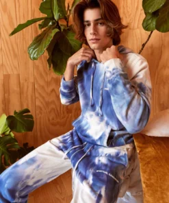 SPIRITUAL GANGSTER Tie Dye Classic Pullover Hoodie Men