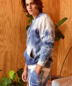 SPIRITUAL GANGSTER Tie Dye Classic Pullover Hoodie Men