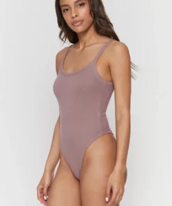 SPIRITUAL GANGSTER Sale Rib Scoop Neck Bodysuit