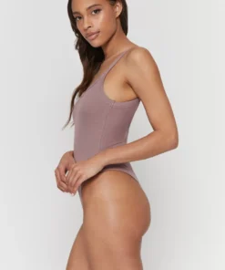 SPIRITUAL GANGSTER Sale Rib Scoop Neck Bodysuit