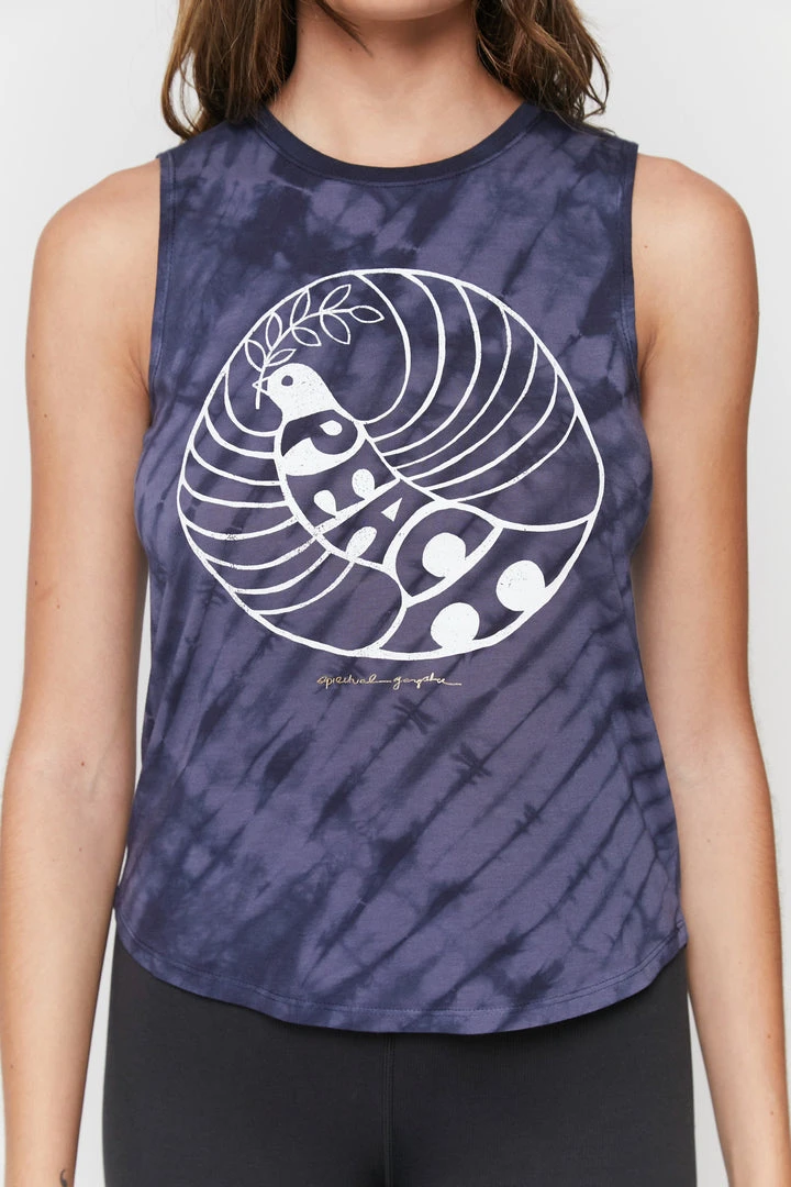 SPIRITUAL GANGSTER Tops Peace Muscle Tank 9 SPIRITUAL GANGSTER Tops Peace Muscle Tank