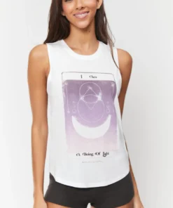 SPIRITUAL GANGSTER Tops Moon Muscle Tank