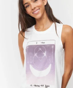 SPIRITUAL GANGSTER Tops Moon Muscle Tank