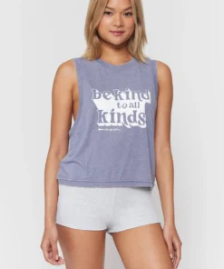 SPIRITUAL GANGSTER Be Kind Balance Tank Tops