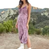 SPIRITUAL GANGSTER Dresses, Rompers & Jumpsuits Tie Dye Slip Dress