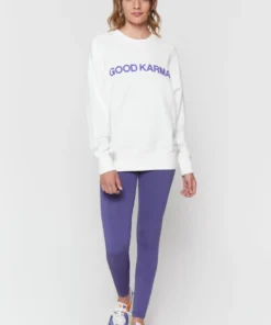 SPIRITUAL GANGSTER Tops Good Karma Relaxed Crewneck Sweatshirt