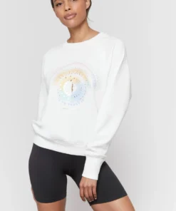 SPIRITUAL GANGSTER Universe Bridget Raglan Sweatshirt Graphic Shop