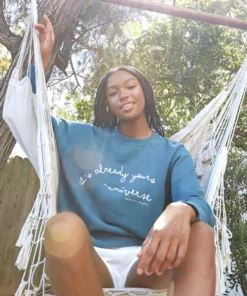 SPIRITUAL GANGSTER Graphic Shop Universe Bridget Raglan Sweatshirt