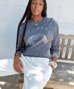 SPIRITUAL GANGSTER Moon Mazzy Sweatshirt Tops