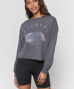 SPIRITUAL GANGSTER Moon Mazzy Sweatshirt Tops 10 SPIRITUAL GANGSTER Moon Mazzy Sweatshirt Tops