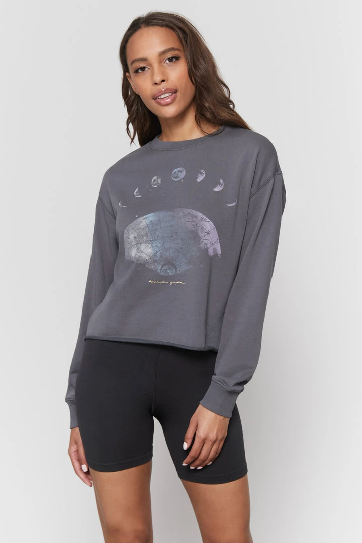 SPIRITUAL GANGSTER Moon Mazzy Sweatshirt Tops 5 SPIRITUAL GANGSTER Moon Mazzy Sweatshirt Tops