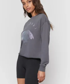 SPIRITUAL GANGSTER Moon Mazzy Sweatshirt Tops 11 SPIRITUAL GANGSTER Moon Mazzy Sweatshirt Tops