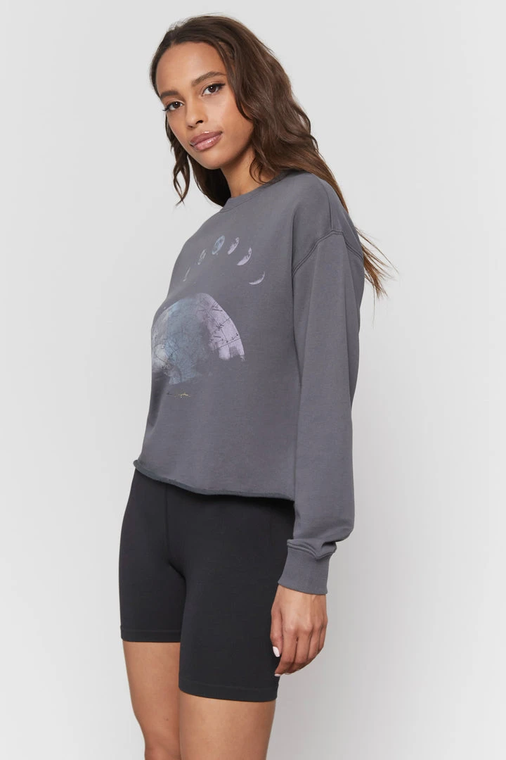 SPIRITUAL GANGSTER Moon Mazzy Sweatshirt Tops 6 SPIRITUAL GANGSTER Moon Mazzy Sweatshirt Tops