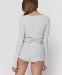 SPIRITUAL GANGSTER Ballet Rib Wrap Sweater Travel Edit