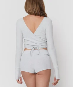 SPIRITUAL GANGSTER Ballet Rib Wrap Sweater Travel Edit