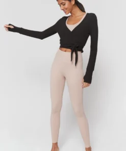 SPIRITUAL GANGSTER Travel Edit Ballet Rib Wrap Sweater 12 SPIRITUAL GANGSTER Travel Edit Ballet Rib Wrap Sweater