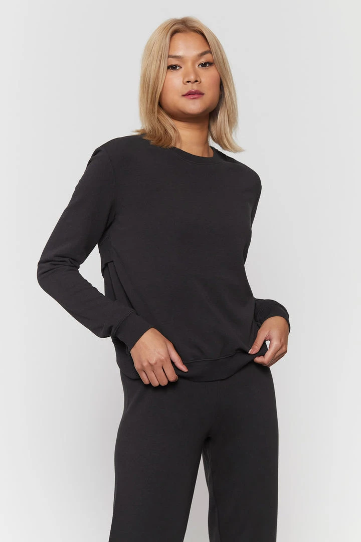 SPIRITUAL GANGSTER Tulip Back Sweatshirt 3 SPIRITUAL GANGSTER Tulip Back Sweatshirt