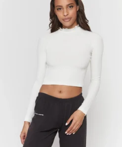 SPIRITUAL GANGSTER Funnel Neck Raglan Long Sleeve