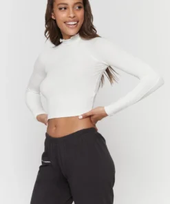 SPIRITUAL GANGSTER Funnel Neck Raglan Long Sleeve