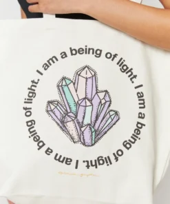 SPIRITUAL GANGSTER Light Canvas Tote Accessories