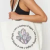 SPIRITUAL GANGSTER Light Canvas Tote Accessories 2 SPIRITUAL GANGSTER Light Canvas Tote Accessories
