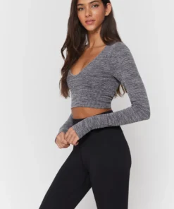 SPIRITUAL GANGSTER Metta Seamless Long Sleeve Tops