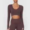 SPIRITUAL GANGSTER Metta Seamless Long Sleeve Tops