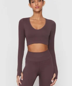 SPIRITUAL GANGSTER Metta Seamless Long Sleeve Tops