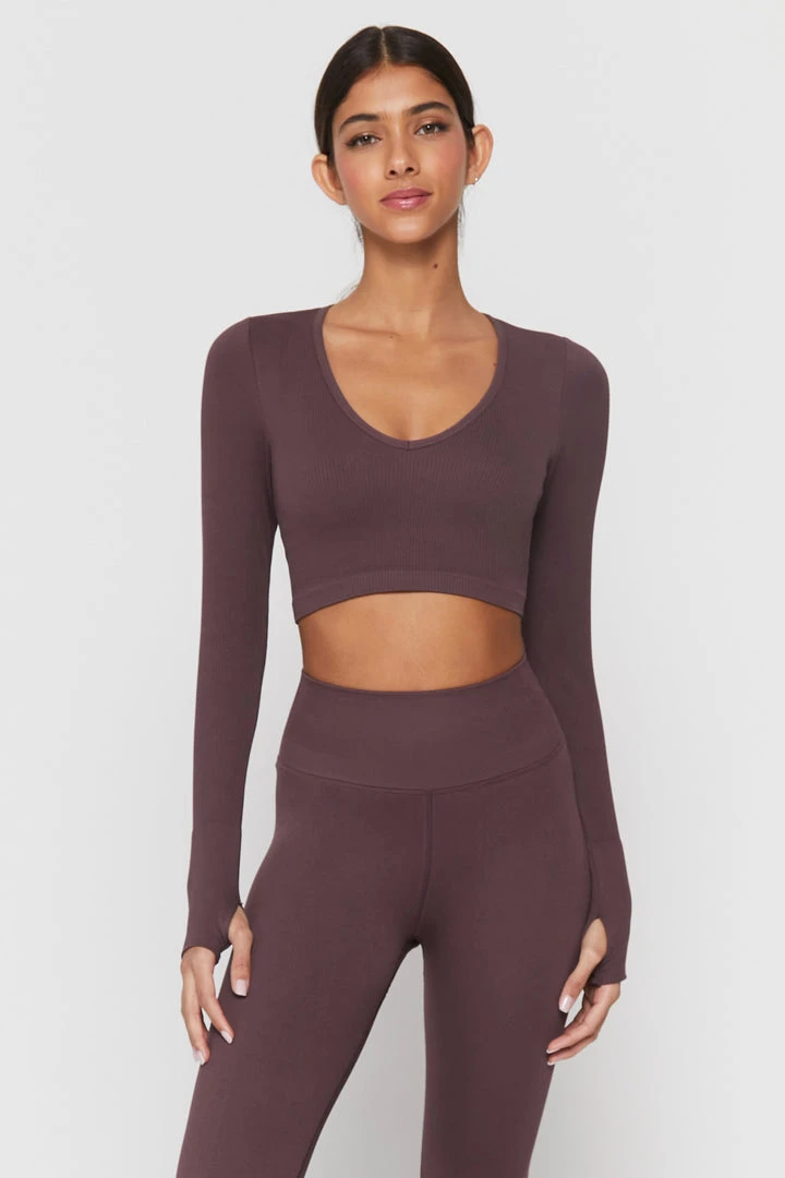 SPIRITUAL GANGSTER Metta Seamless Long Sleeve Tops 3 SPIRITUAL GANGSTER Metta Seamless Long Sleeve Tops