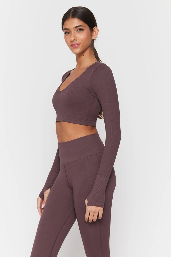 SPIRITUAL GANGSTER Metta Seamless Long Sleeve Tops 5 SPIRITUAL GANGSTER Metta Seamless Long Sleeve Tops