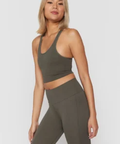 SPIRITUAL GANGSTER Tops Athena Seamless Crop Tank