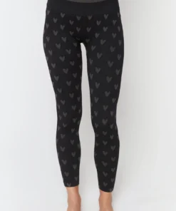 SPIRITUAL GANGSTER Jacquard Love Sculpt Seamless Legging