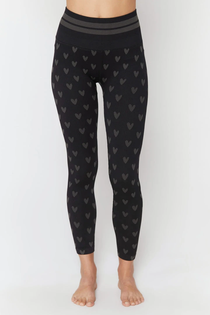 SPIRITUAL GANGSTER Jacquard Love Sculpt Seamless Legging 3 SPIRITUAL GANGSTER Jacquard Love Sculpt Seamless Legging