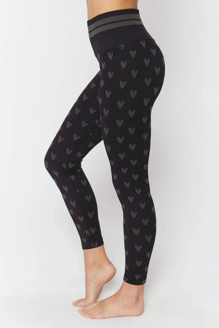 SPIRITUAL GANGSTER Jacquard Love Sculpt Seamless Legging 4 SPIRITUAL GANGSTER Jacquard Love Sculpt Seamless Legging