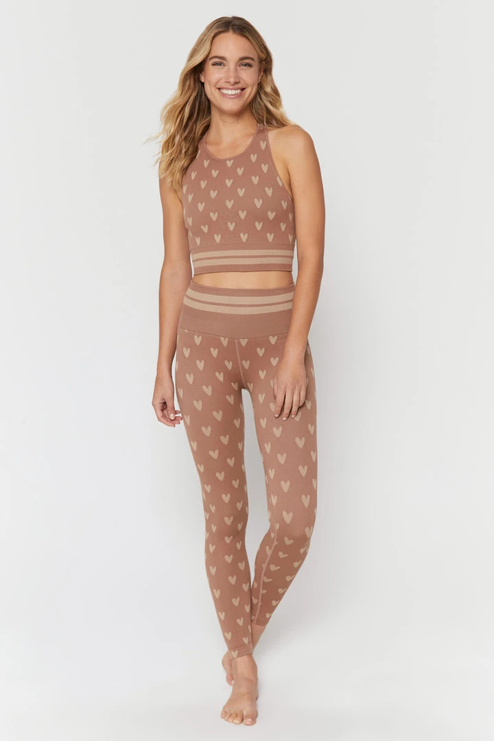 SPIRITUAL GANGSTER Jacquard Love Sculpt Seamless Legging 7 SPIRITUAL GANGSTER Jacquard Love Sculpt Seamless Legging