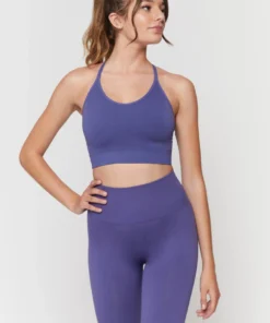 SPIRITUAL GANGSTER Tops Icon Seamless T-Back Sports Bra