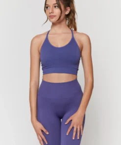 SPIRITUAL GANGSTER Tops Icon Seamless T-Back Sports Bra