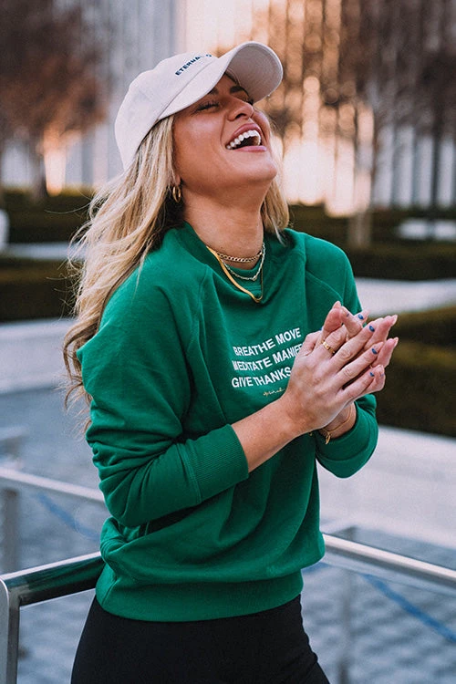 SPIRITUAL GANGSTER Graphic Shop Breathe Repeat Old School Sweatshirt 3 SPIRITUAL GANGSTER Graphic Shop Breathe Repeat Old School Sweatshirt