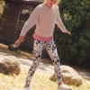 SPIRITUAL GANGSTER Girls Leopard Active Legging